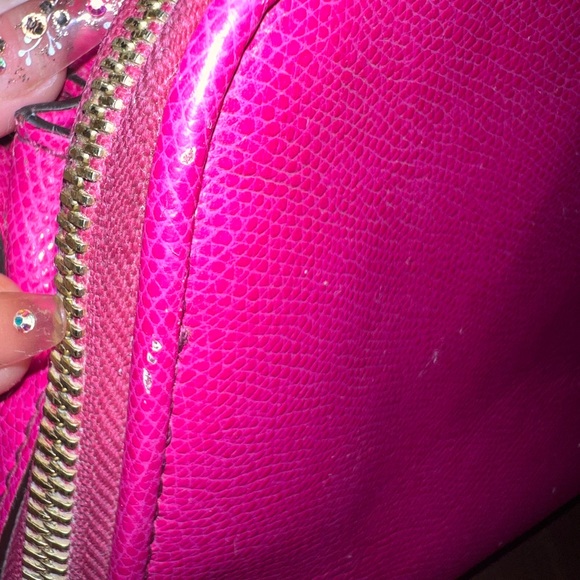 Michael Kors Hot Pink Crossbody Purse - Picture 5 of 10